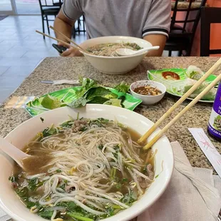 Beef Noodle Soup with Eye Round Steak