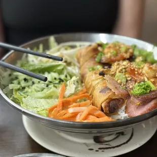 B1 - Bun Cha Gio Dac Biet (Nhi&apos;s Special Noodle Bowl)