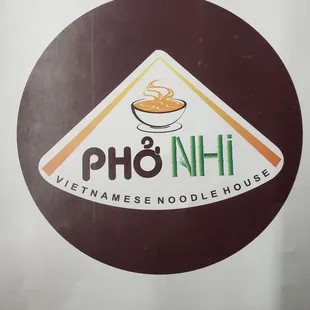 Front of menu