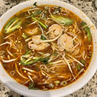 Hot &amp; Sour Shrimp Pho