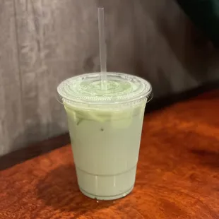 Fresh soy milk (iced)