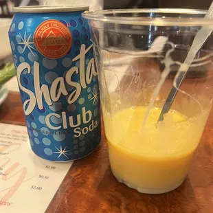Condensed milk, egg yolk soda