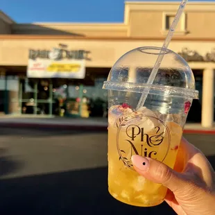 Free Lychee Tea w/ purchase of any entree (during the soft opening)