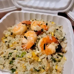 Shrimp fried rice