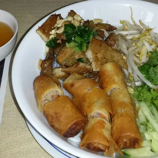 BBQ Pork, Spring Rolls & Vermicelli (BuN Cha Gio Thit Nuong)