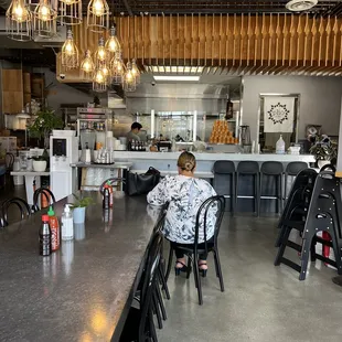 Lots of seating area. Nice atmosphere.