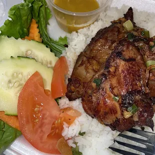 ROASTED CORNISH HEN / CÓM GÀ ROTI