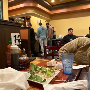 a man eating at a restaurant