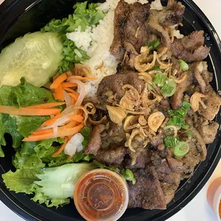 Grilled pork with Rice