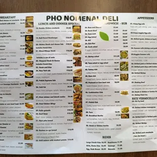 menu, sushi and sashimi