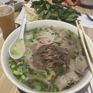 11. Rare Steak, Well Done Brisket, Tendon Tripe and Well Done Flank