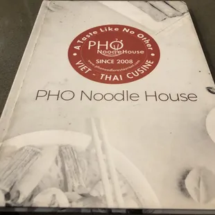 Menu book