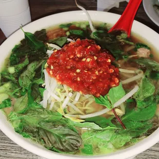 Pho combination all dressed up