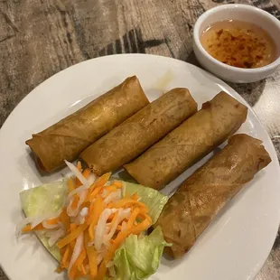 Vegetarian spring rolls