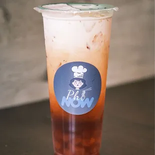 Thai Tea with Crystal Boba