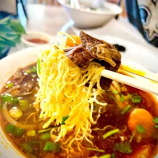 Bo Kho with egg noodle (Vietnamese beef stew)