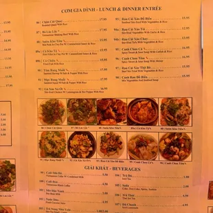 Part of menu