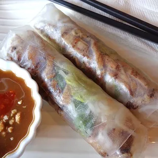 Grilled Pork Spring Rolls