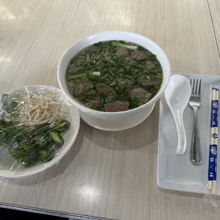#11: beef meatball pho.