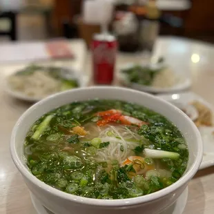 Pho seafood noodle