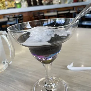 Black sesame dessert