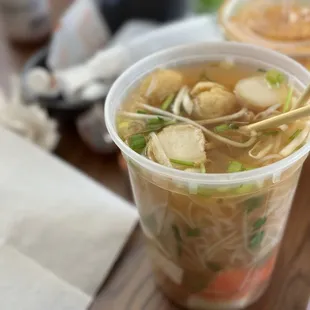 Rice noodle seafood combo