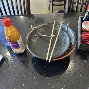 Finish result when I finish everything even drink the water in the pho it mean that it was delicious