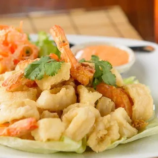 Fried Calamari and Shrimp