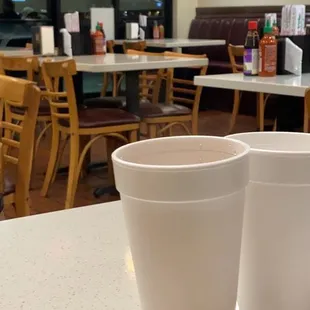 Disposable cups