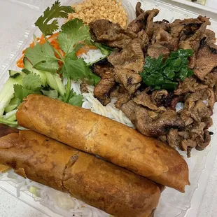 Bun thit nuong cha gio $11- good | IG: veryhangrymary