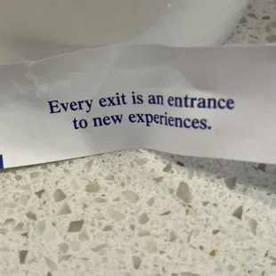 Fortune cookie