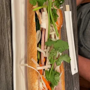 Special Saigon foot long bahn mi