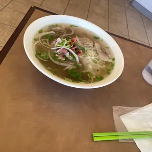 Pho that most people like and comes here for