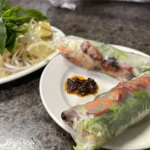 A5. Spring Rolls with Charbroiled Chicken