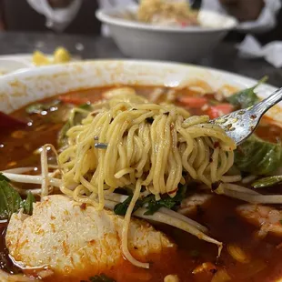 H7. Seafood Egg Noodle Soup