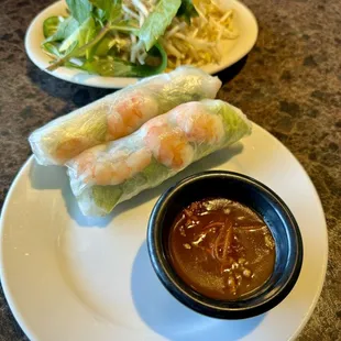 A1. Shrimp &amp; Pork Spring Rolls