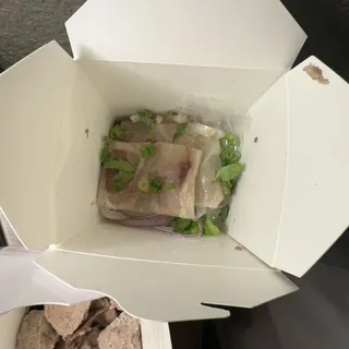 P4. Eye of Round Steak, Flank, Soft Tendon and Tripe