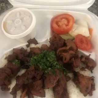 C3. Charbroiled Pork and Fresh Vegetables