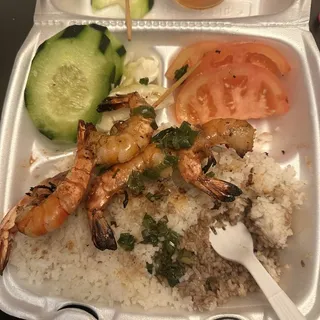 C7. Charbroiled Shrimp and Fresh Vegetables