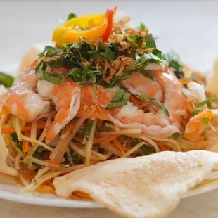 Green papaya salad all shrimp *9/16/23