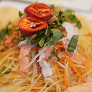Green papaya salad all shrimp *10/27/24