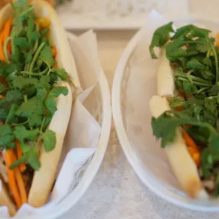BBQ chicken sandwich &amp; Lemon grass chicken sandwiches ( BANH MI ) *3/4/2021
