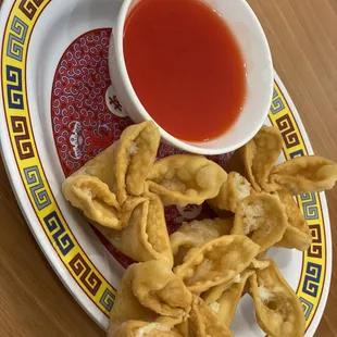 Crab rangoons...nice flavor
