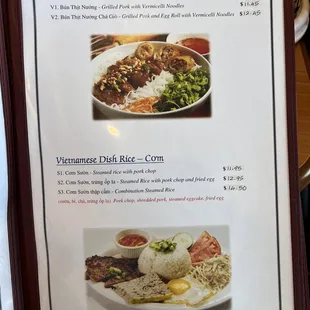 crepes, menu