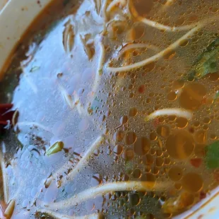 P1, pho with steak.