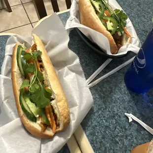 So delicious! Can&apos;t believe these massive bahn mi are only $5 a piece!