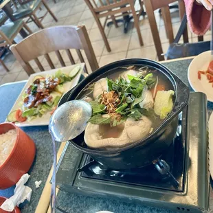 Canh chua cá (sweet and sour soup with fish)
