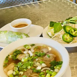 Baby  pho combo !! Yum !!