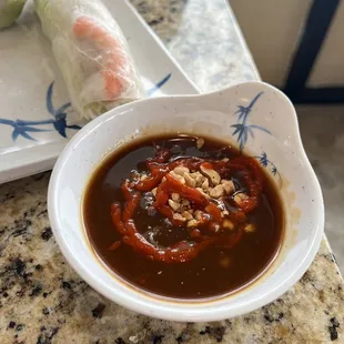 Peanut infused sauce