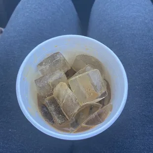 Vietnamese Coffee half filled